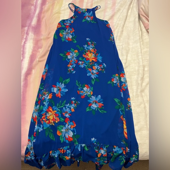 NWT Lauren Ralph Lauren Georgette Maxi Dress - Picture 7 of 7